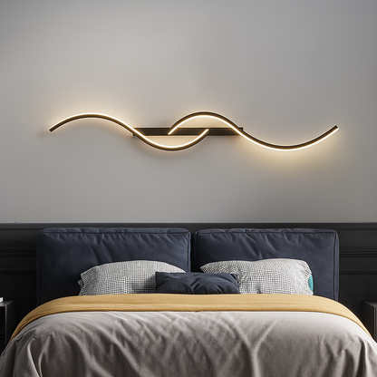 Curved Wall Lamp LED: Set of 2